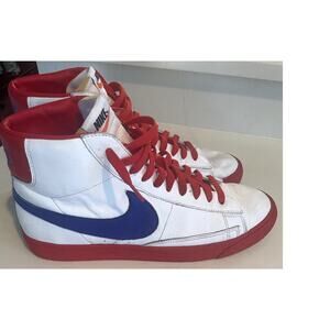 Men's Nike Hightop Red/White/Blue Blazers Size 13